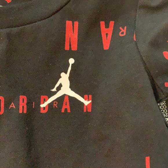 [ Air Jordan ] 2 Piece Tee & Red Shorts NWT 12M - Picture 3 of 6